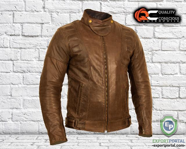 Brown Leather Jacket For Men