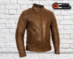 Brown Leather Jacket For Men