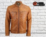 Classic Brown Leather Jacket