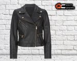 Leather Biker Jacket Ladies
