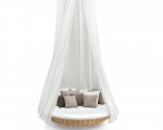 Arvabil Handmade Round Hang Swing Bed, Prime Design