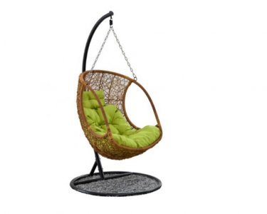 Arvabil Handmade Wicker Maple Leaf Swing
