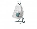 Arvabil Handmade Wicker Jannat Egg Swing for Home and Garden