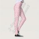 Women Pink All over Digital Sublimation Printed Leggings