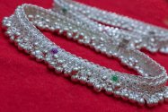 Silver Plated White Metal Anklets