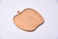 Bamboo apple shaped food plate