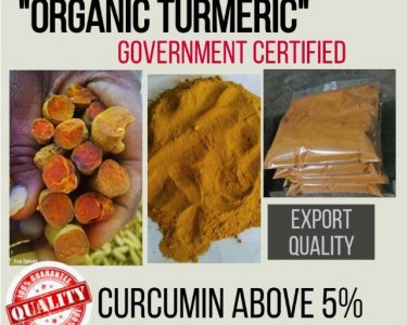 Organic turmeric powder