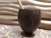 Eco Friendly Coconut Shell Juice Cup