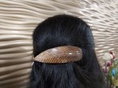 Eco Friendly Organic Cocowood Designer Brown Hair Clip
