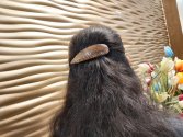Eco Friendly Organic Cocowood Designer Brown Hair Clip