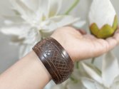 Handcrafted Natural Coconut Shell Bracelet