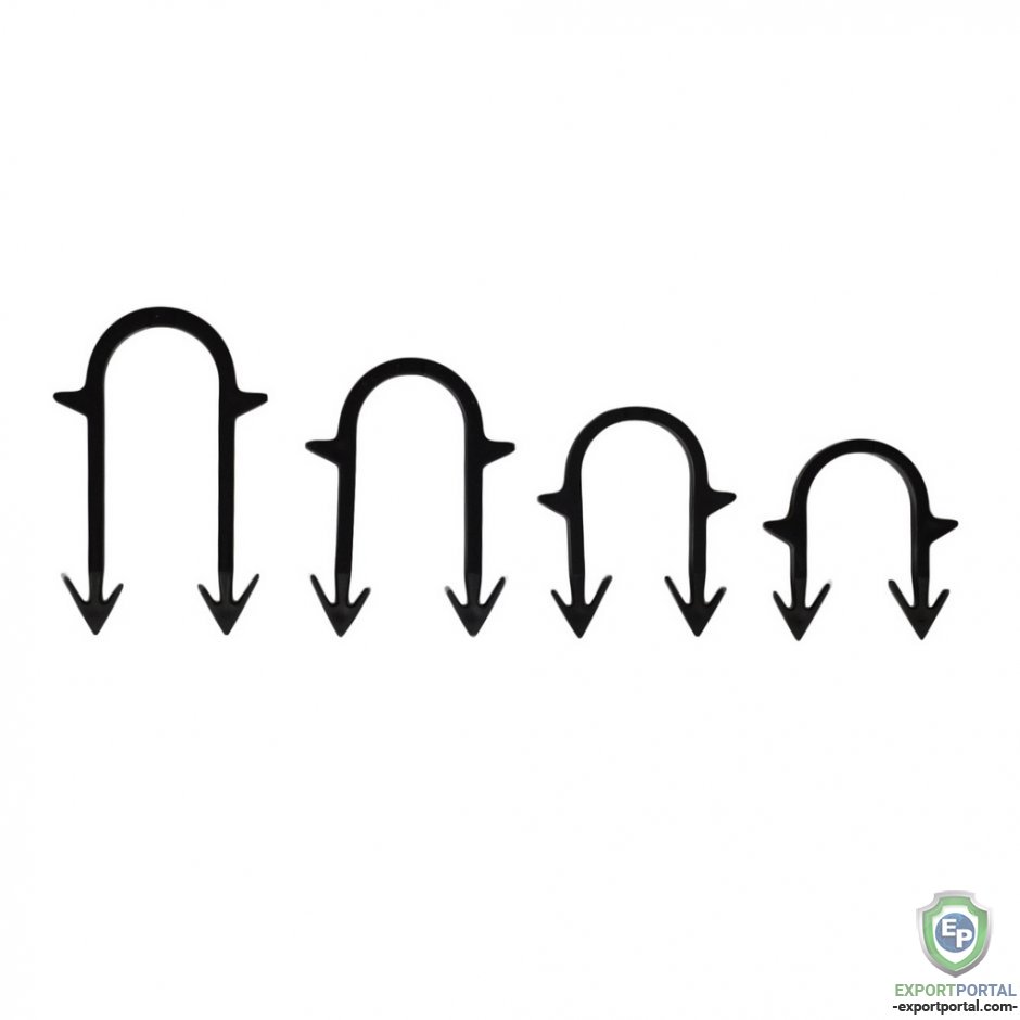 Tacker clips for the underfloor heating systems