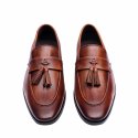 Schmitz Men's Handpainted Leather Slip On Loafer Shoes
