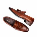 Schmitz Men's Handpainted Leather Slip On Loafer Shoes