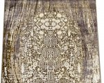 Hand knotted silk carpet