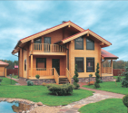 GLULAM TIMBER PREFAB HOME KITS (sets of lumber construction)