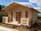 DRY TIMBER PREFAB GARDEN CABIN KITS (sets of lumber construction)