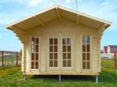 DRY TIMBER PREFAB GARDEN CABIN KITS (sets of lumber construction)
