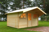 DRY TIMBER PREFAB GARDEN CABIN KITS (sets of lumber construction)