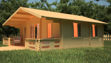 DRY TIMBER PREFAB GARDEN CABIN KITS (sets of lumber construction)