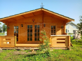 DRY TIMBER PREFAB GARDEN CABIN KITS (sets of lumber construction)