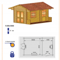 DRY TIMBER PREFAB GARDEN CABIN KITS (sets of lumber construction)