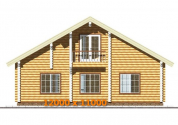 CYLINDER LOG natural moisture PREFAB HOME KITS (sets of lumber construction)