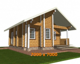 CYLINDER LOG natural moisture PREFAB HOME KITS (sets of lumber construction)
