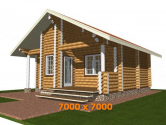 CYLINDER LOG natural moisture PREFAB HOME KITS (sets of lumber construction)