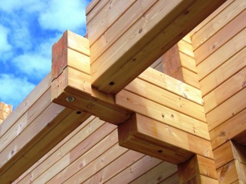 GLULAM TIMBER PREFAB HOME KITS (sets of lumber construction)