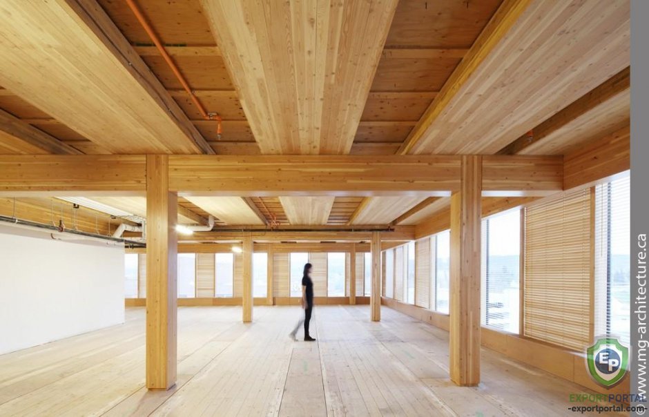 Russian GLULAM planed beam/girder by RUN.MTR bulk engineered lumber design