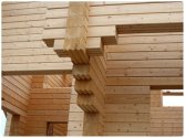 GLULAM timber home wall set (exclusive catalog model 150)