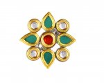 Indian Style Bollywood Kundan Crystal Adjustable Finger Ring Jewelry