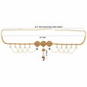 Indian Bollywood Crystal Waist Belt Kamarband Bridal Body Jewelry