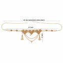 Indian Bollywood Pearl Crystal Belly Chain Kamarband Body Jewelry