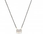 Indian Bollywood American Diamond Pendant Mangalsutra Jewelry