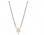Indian Bollywood Traditional CZ Mangalsutra Pendant Necklace Jewelry