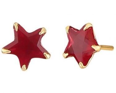 Indian Fashion Solitaire Cubic Zirconia Stud Earrings for Women