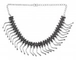 Indian Oxidized Boho Vintage Antique Choker Necklace Jewelry for Women
