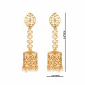 Indian Jewelry Bollywood CZ Crystal Dangle Earrings Set for Women