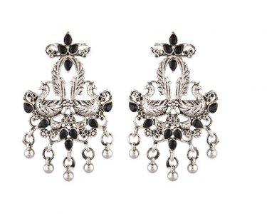 Indian Oxidized Boho Vintage Tribal Statement Earrings for Women