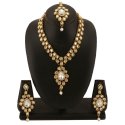 Indian Bollywood Kundan Choker Necklace Earrings Maang Tikka Jewelry