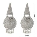 Indian Oxidized Jewelry Boho Vintage Tribal Dangle Earrings for Women