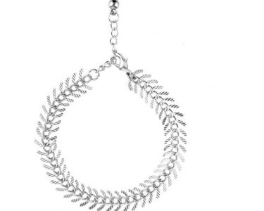 Boho Dainty Crystal Adjustable Link Chain Bracelet Jewelry for Women