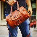 Trendy Leather Shoulder Bag