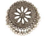 Boho Vintage Indian Oxidized Big Size Adjustable Cocktail Ring Jewelry