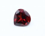 Mozambique Garnet Heart Shape Faceted Gemstone