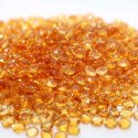 Citrine 5mm Round Briolette Top Quality C1 Color