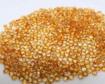 Citrine 8mm Round Briolette Top Quality C1 Color