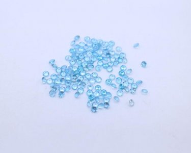 Swiss Blue Topaz 2.25mm Round Faceted